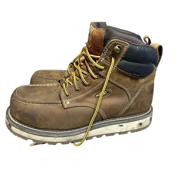 Keen Utility Traverse Mid Carbon Toe Work Boot Men\'s 10.5D Black KonnectFit Keen Shoes Mens Size 10.5 D Speedworks MaxTrax Carbon Toe  main image 4